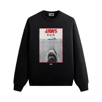 Pre-owned Kith For Jaws Japanese Poster Nelson Crewneck 'black' | Men's Size M