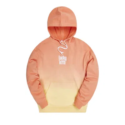 Pre-owned Kith For Lucky Charms Dip Dye Williams Iii Hoodie 'orange/yellow' | Men's Size M