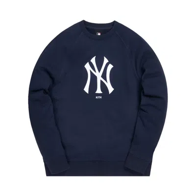 Pre-owned Kith For Major League Baseball New York Yankees Crewneck 'navy' | Blue | Men's Size M
