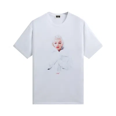 Pre-owned Kith For Marilyn Monroe Fur Coat Tee 'white' | Men's Size Xs