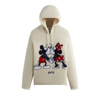 Pre-owned Kith For Mickey & Friends Sherpa Hoodie 'sandrift' | Cream | Men's Size Xl