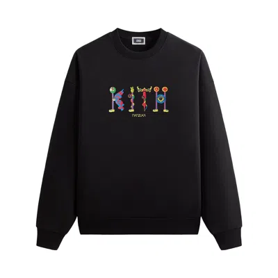 Pre-owned Kith For Nanzuka Gallery Tanaami Nelson Crewneck 'black' | Men's Size S
