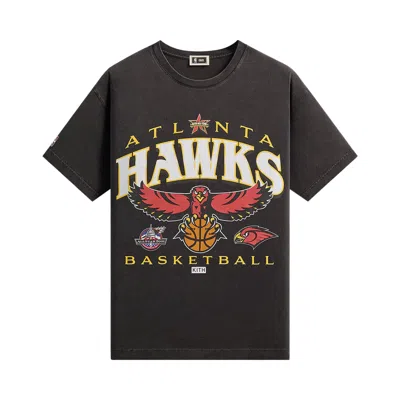 Pre-owned Kith For Nba All-star Atlanta Hawks Vintage Tee 'black' | Men's Size Xl