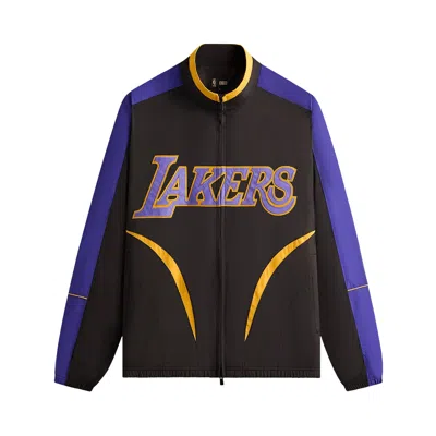 Pre-owned Kith For Nba All-star Los Angeles Lakers Douglas Track Jacket 'black' | Men's Size M