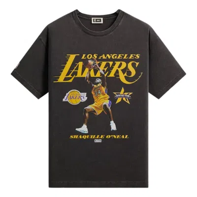 Kith X Nba Los Angeles Lakers Shaquille O'neal T-shirt In Black