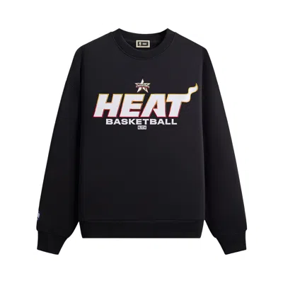 Pre-owned Kith For Nba All-star Miami Heat Nelson Crewneck 'black' | Men's Size Xl