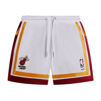 Pre-owned Kith For Nba All-star Miami Heat Short 'white' | Men's Size Xs
