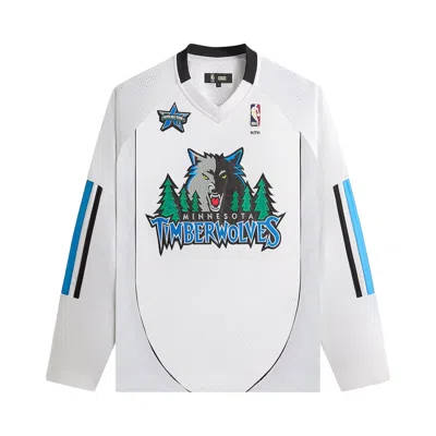 Pre-owned Kith For Nba All-star Minnesota Timberwolves Samuel Shirt 'white' | Men's Size L