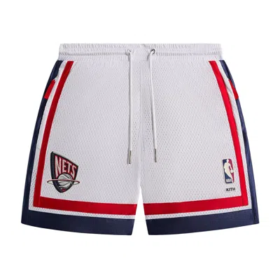 Pre-owned Kith For Nba All-star New Jersey Nets Shorts 'white' | Men's Size Xs
