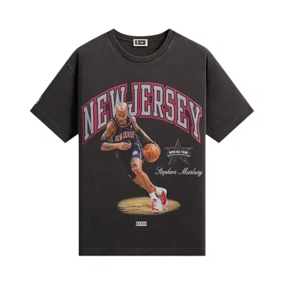 Pre-owned Kith For Nba All-star New Jersey Nets Stephon Marbury Vintage Tee 'black' | Men's Size L