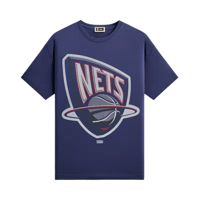 Pre-owned Kith For Nba All-star New Jersey Nets Vintage Tee 'quantum' | Blue | Men's Size Xs
