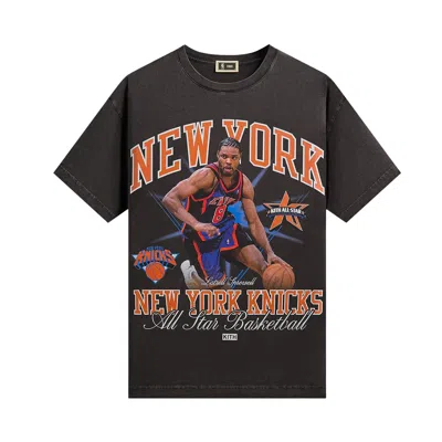 Pre-owned Kith For Nba All-star New York Knicks Latrell Sprewell Vintage Tee 'black' | Men's Size Xs