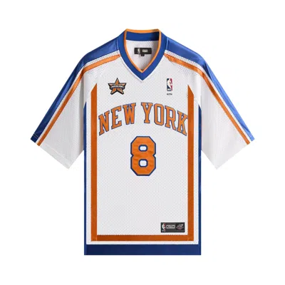 Pre-owned Kith For Nba All-star New York Knicks Leon Shirt 'white' | Men's Size M