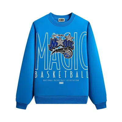 Pre-owned Kith For Nba All-star Orlando Magic Nelson Crewneck 'voyage' | Blue | Men's Size Xl