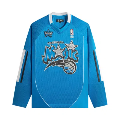 Pre-owned Kith For Nba All-star Orlando Magic Samuel Shirt 'voyage' | Blue | Men's Size L