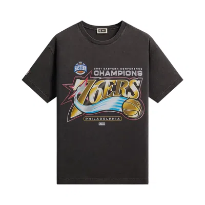Pre-owned Kith For Nba All-star Philadelphia 76ers Vintage Tee 'black' | Men's Size M