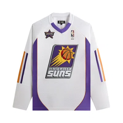 Pre-owned Kith For Nba All-star Phoenix Suns Samuel Shirt 'white' | Men's Size Xs
