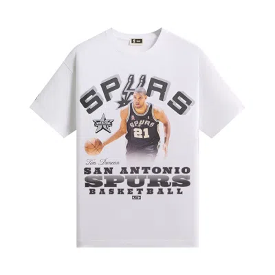 Pre-owned Kith For Nba All-star San Antonio Spurs Tim Duncan Vintage Tee 'white' | Men's Size L