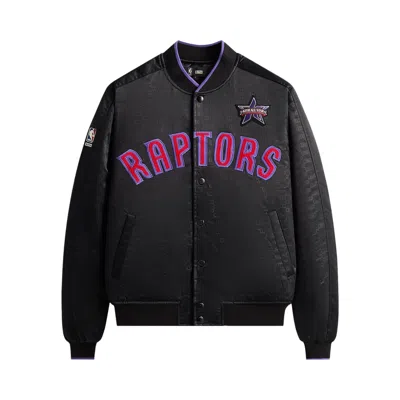 Pre-owned Kith For Nba All-star Toronto Raptors Bomber Jacket 'black' | Men's Size Xl