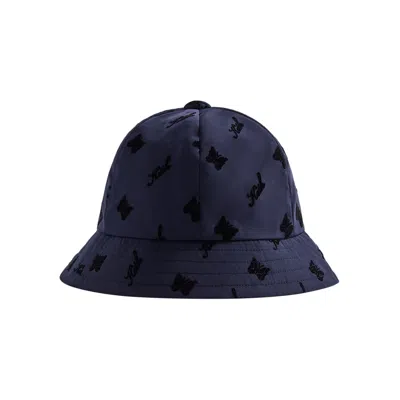 Pre-owned Kith For Needles Bermuda Bucket Cap 'nocturnal' | Blue | Men's Size S/m