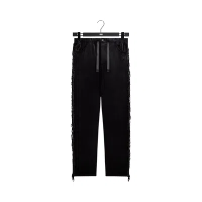 Pre-owned Kith For Needles Ronan Fringe Pant 'black' | Men's Size L