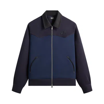 Pre-owned Kith For Needles Western Yoke Cowboy Jacket 'nocturnal' | Black | Men's Size M