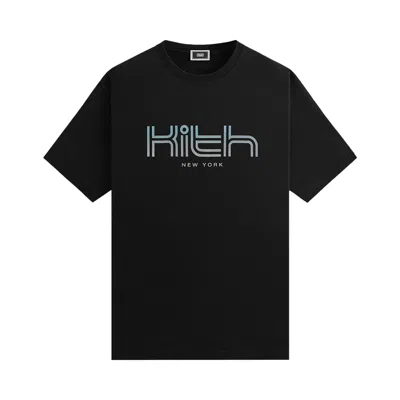 Pre-owned Kith For New York Techno Logo Tee 'black' | Men's Size Xl
