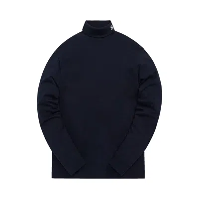 Pre-owned Kith For New York Yankees Cortlandt Turtleneck 'nocturnal' | Blue | Men's Size Xs