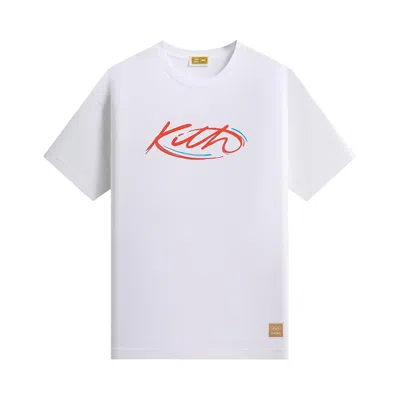 Pre-owned Kith For Olympics Heritage Albertville Tee 'white' | Men's Size Xxl