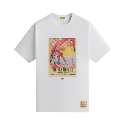 Pre-owned Kith For Olympics Heritage Antwerp 1920 Vintage Tee 'white' | Men's Size Xxl