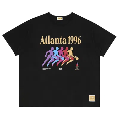 Pre-owned Kith For Olympics Heritage Atlanta Basketball Vintage Tee 'black'