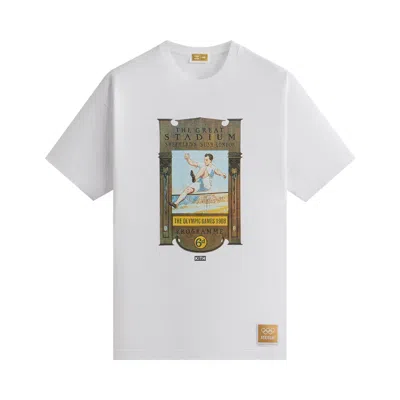 Pre-owned Kith For Olympics Heritage London 1908 Vintage Tee 'white' | Men's Size L
