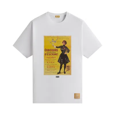 Pre-owned Kith For Olympics Heritage Paris 1900 Vintage Tee 'white' | Men's Size Xl