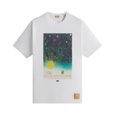 Pre-owned Kith For Olympics Heritage St. Moritz 1948 Vintage Tee 'white' | Men's Size L