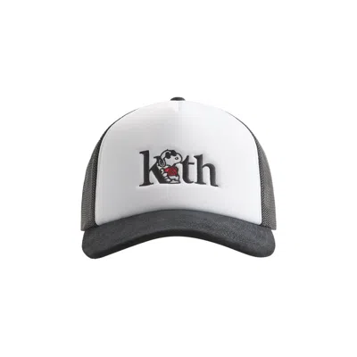 Pre-owned Kith For Peanuts 75 Nolan Poly Foam Trucker With Suede Brim 'black' | Men's Size Onesize