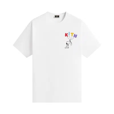 Pre-owned Kith For Peanuts Balloon Tee 'white' | Men's Size Xl