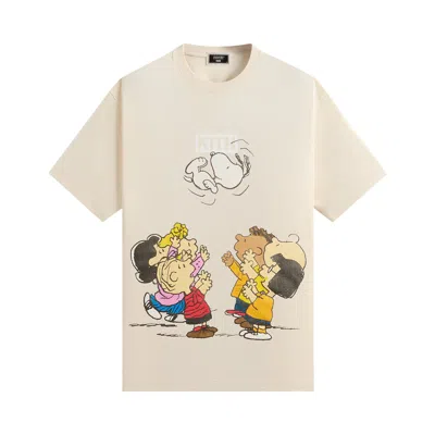 Pre-owned Kith For Peanuts Celebration Vintage Tee 'sandrift' | Tan | Men's Size L In Brown