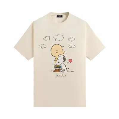 Pre-owned Kith For Peanuts Charlie Brown Just Us Tee 'sandrift' | Tan | Men's Size S