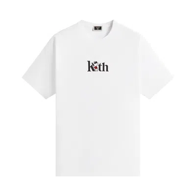 Pre-owned Kith For Peanuts Joe Cool Serif Tee 'white' | Men's Size L