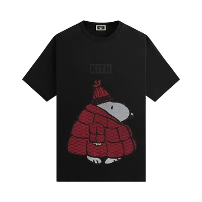 Pre-owned Kith For Peanuts Puffer Vintage Tee 'black' | Men's Size S