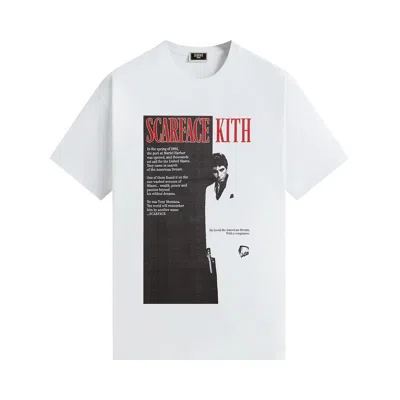 Pre-owned Kith For Scarface Film Poster Vintage Tee 'white' | Men's Size Xxl