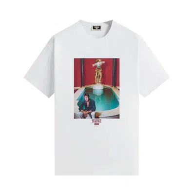 Pre-owned Kith For Scarface Tony Fountain Tee 'white' | Men's Size M