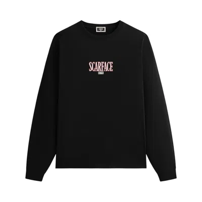 Pre-owned Kith For Scarface Tony Montana Long Sleeve Tee 'black' | Men's Size L