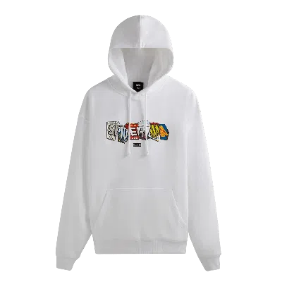 Pre-owned Kith For Spider-man Comic Covers Hoodie 'white'