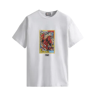Pre-owned Kith For Spider-man Hero Vintage Tee 'white'