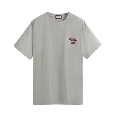 Pre-owned Kith For Spider-man Mysterio Mirrors Tee 'concrete' In Grey