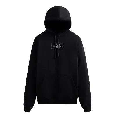 Pre-owned Kith For Spider-man Web Logo Hoodie 'black'