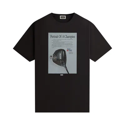 Pre-owned Kith For Taylormade Champion Vintage Tee 'black'