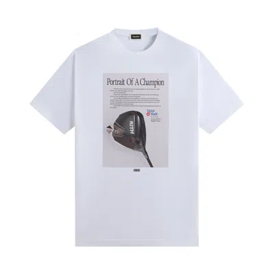 Pre-owned Kith For Taylormade Champion Vintage Tee 'white' | Men's Size Xl