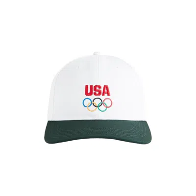 Pre-owned Kith For Team Usa Aaron Classic Cap 'stadium' | White | Men's Size Onesize